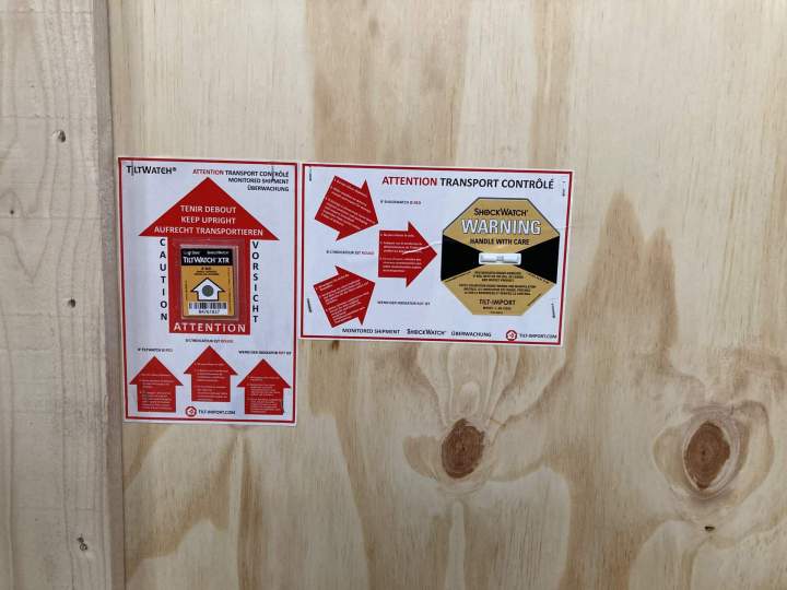 Indicateurs de chocs ou de mauvaise manipulation